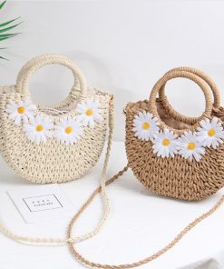 Product image of small chrysanthemum straw bag