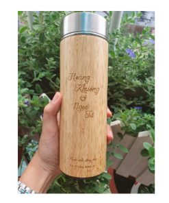 Natural bamboo Vacuum Flask