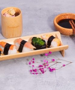 Bamboo food tray